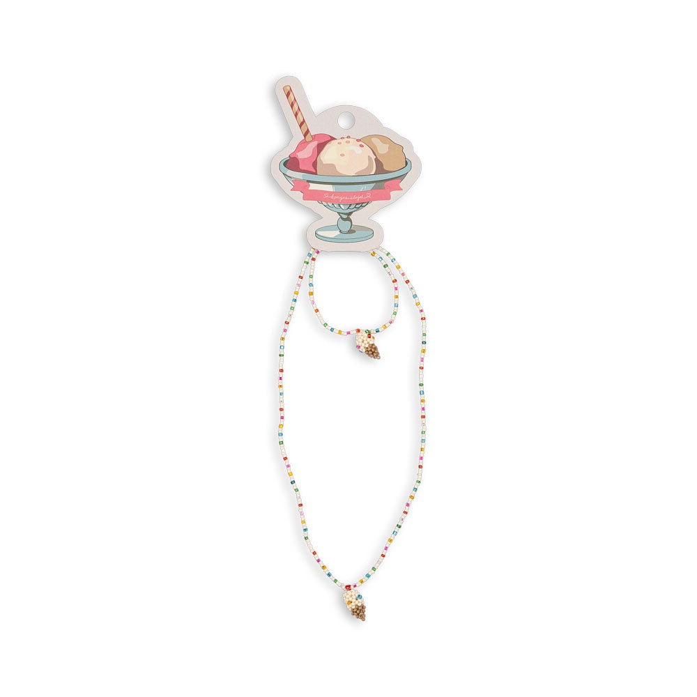 KONGES SLOJD ICE CREAM NECKLACE & BRACELET SET