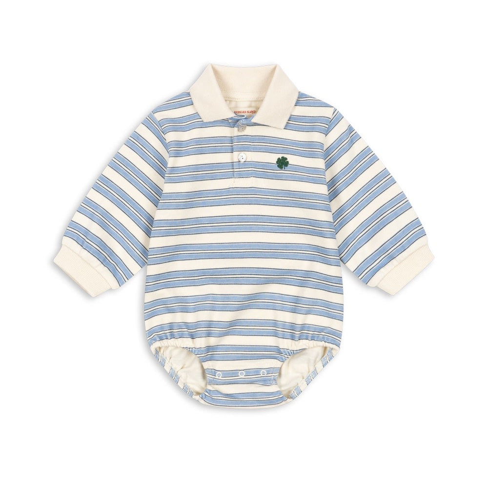 KONGES SLOJD SPOTTY ROMPER: STRIPE CIEL