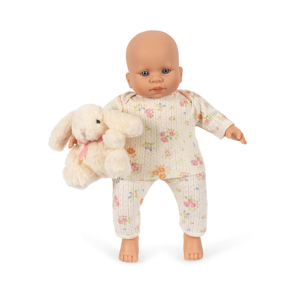 Konges Sløjd Teddy Baby Doll Set Nonoka - soft baby doll and mini teddy set