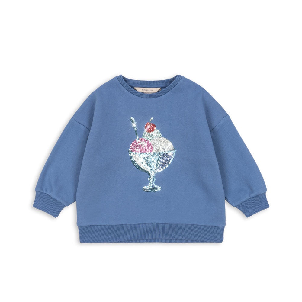 KONGES SLOJD LOUMILLA SWEAT SHIRT: COLONY BLUE
