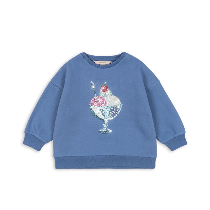 KONGES SLOJD LOUMILLA SWEAT SHIRT: COLONY BLUE
