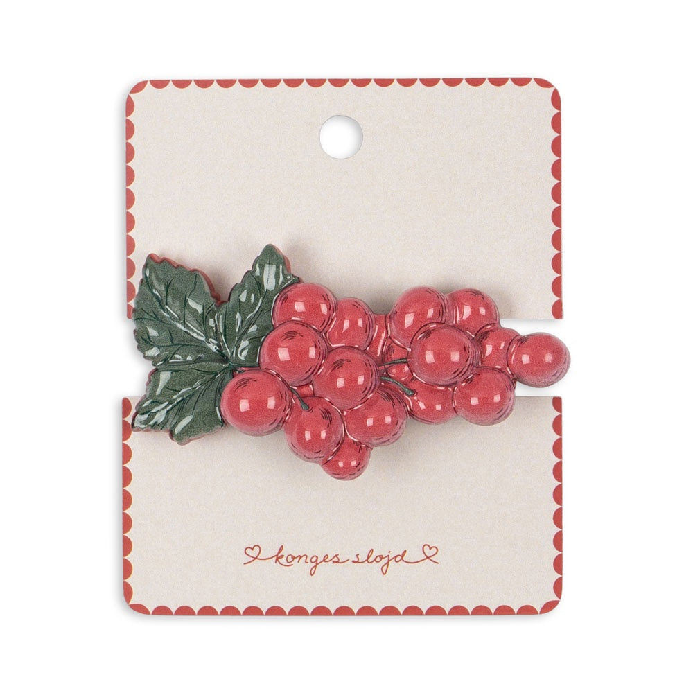 KONGES SLOJD GRAPE HAIR CLIP: HEATHER ROSE