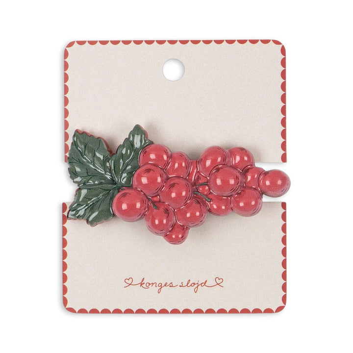 KONGES SLOJD GRAPE HAIR CLIP: HEATHER ROSE