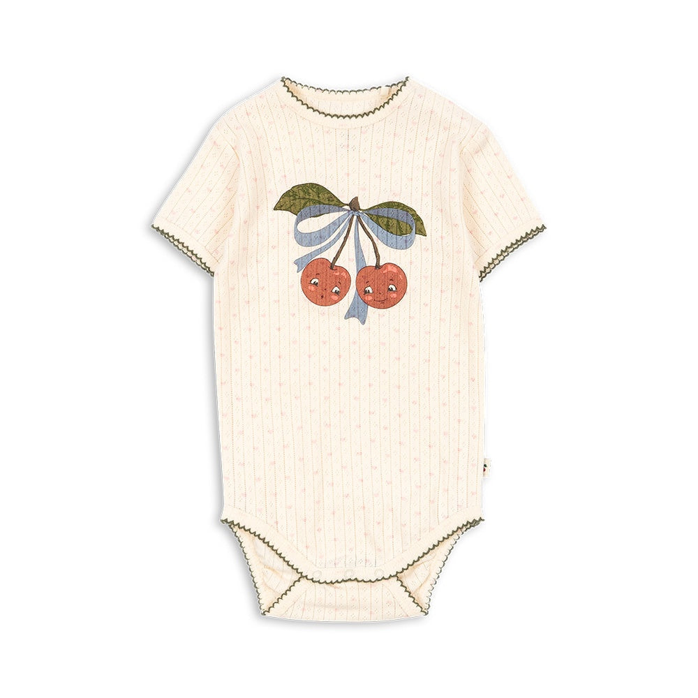 KONGES SLOJD MINNIE S/SLEEVE BODYSUIT: MINNIE COEUR
