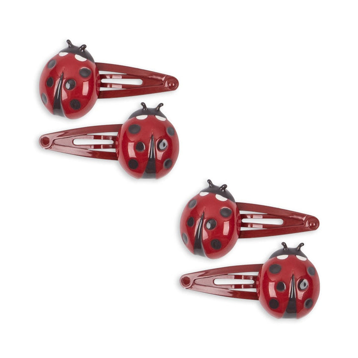 KONGES SLOJD LADYBUG HAIR CLIPS 4PC