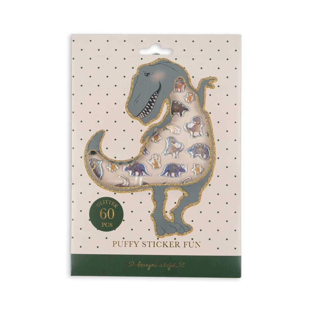 KONGES SLOJD PUFFY STICKERS: DINO