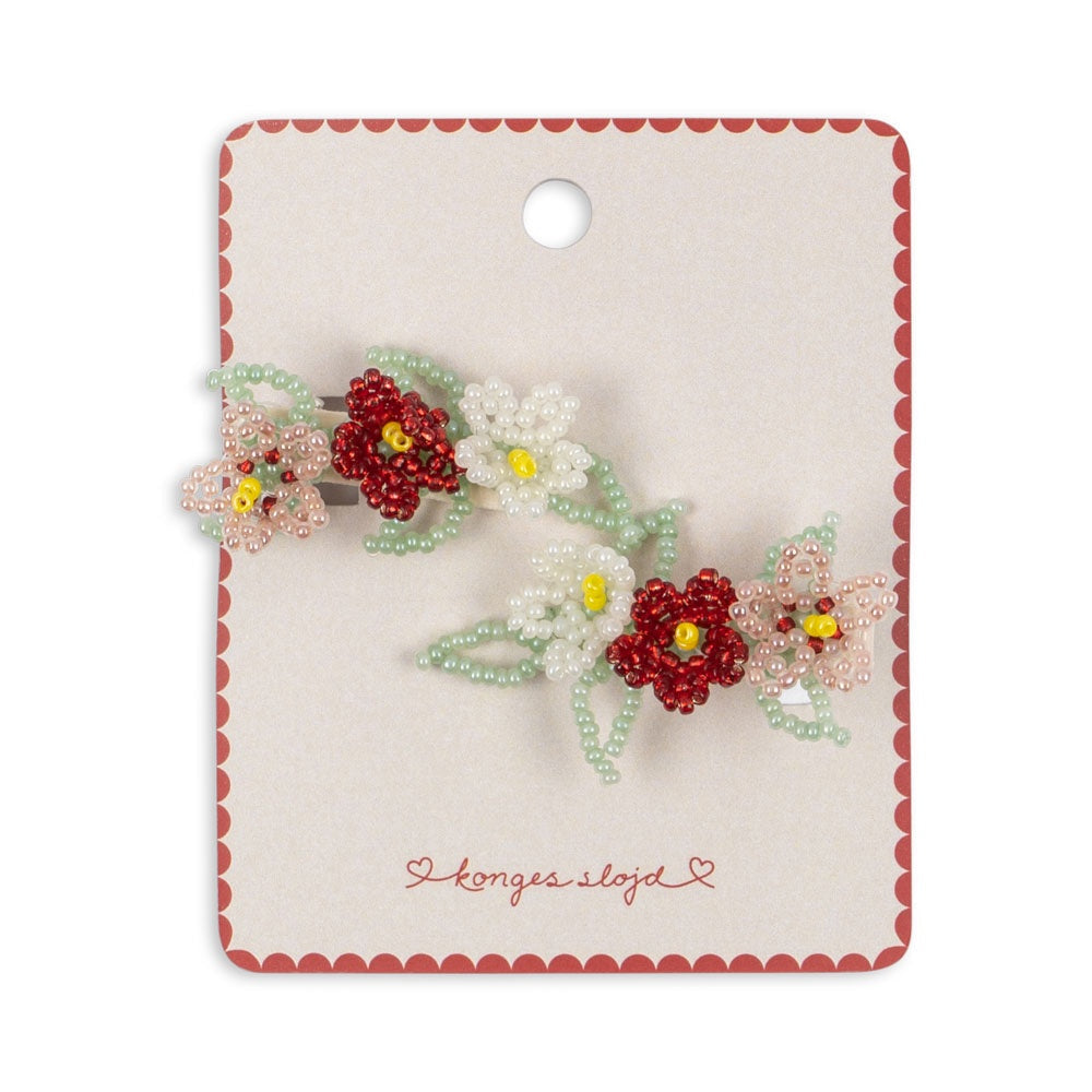 KONGES SLOJD FLOWER FIELD HAIR CLIPS 2PC