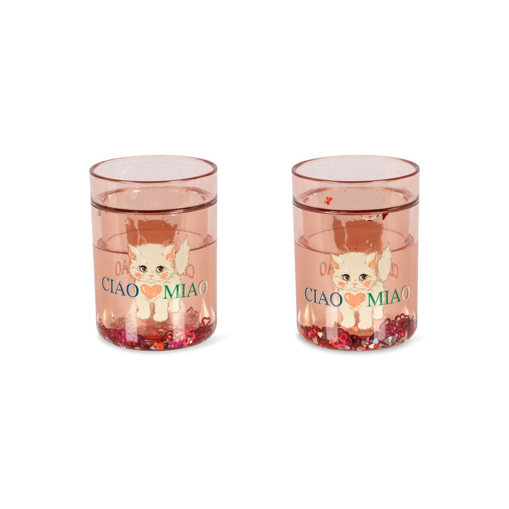 KONGES SLOJD GLITTER CUPS 2PC: CIAO MIAO