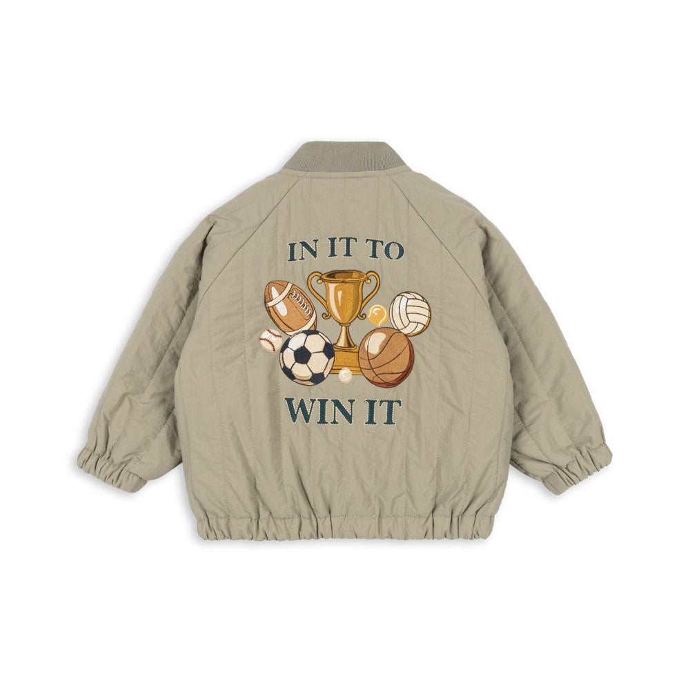 KONGES SLOJD JUNO BOMBER JACKET: LAUREL OAK