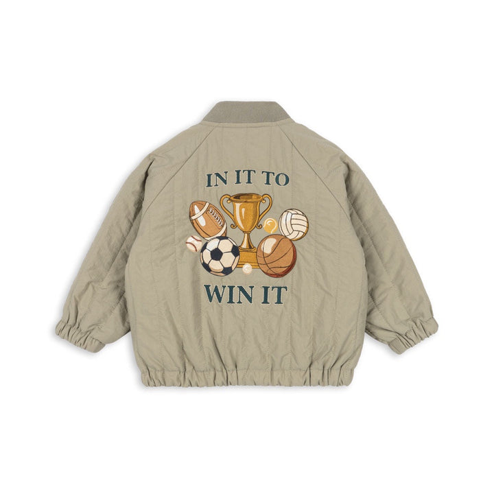 KONGES SLOJD JUNO BOMBER JACKET: LAUREL OAK