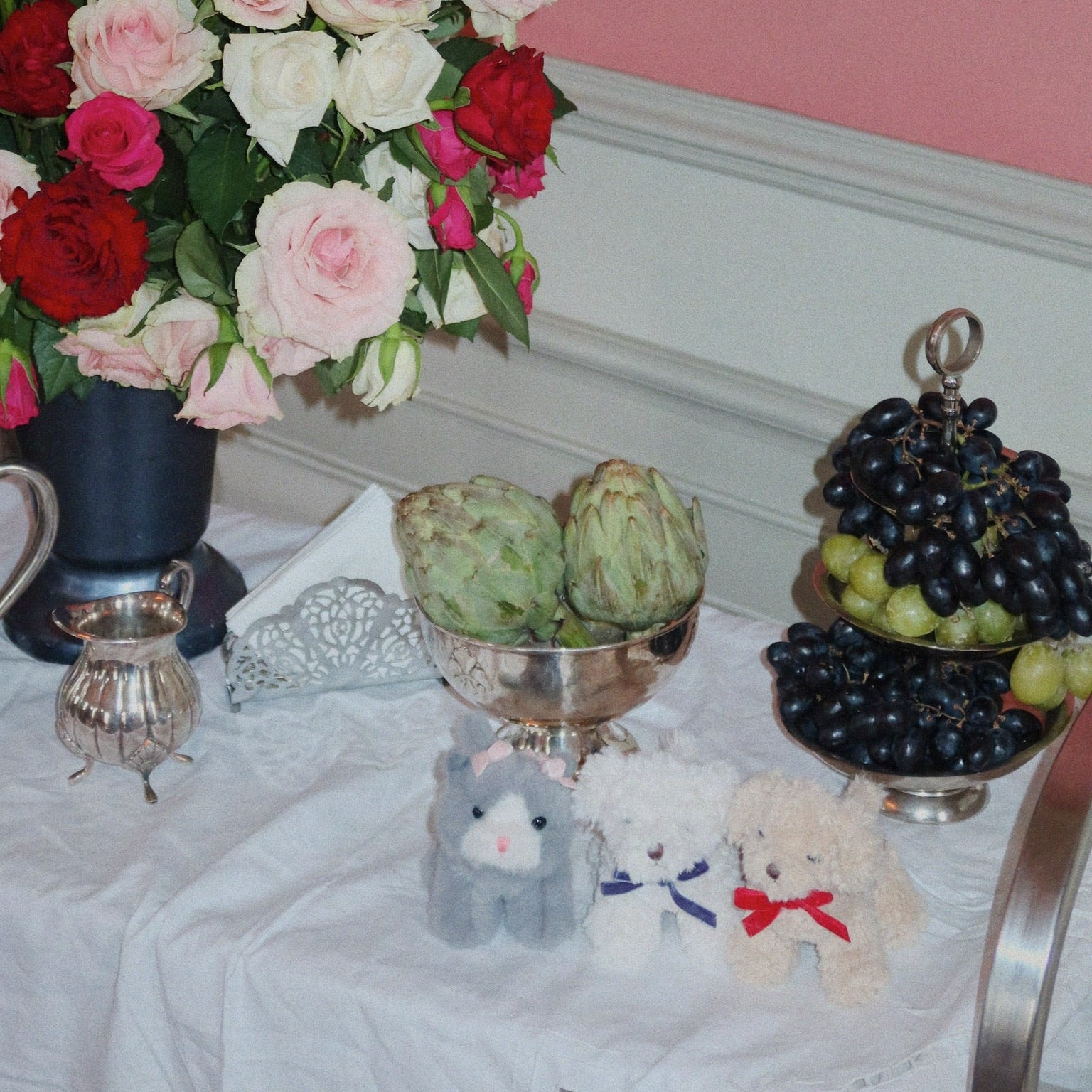 KONGES SLOJD BABY ANIMAL: WHITE DOG