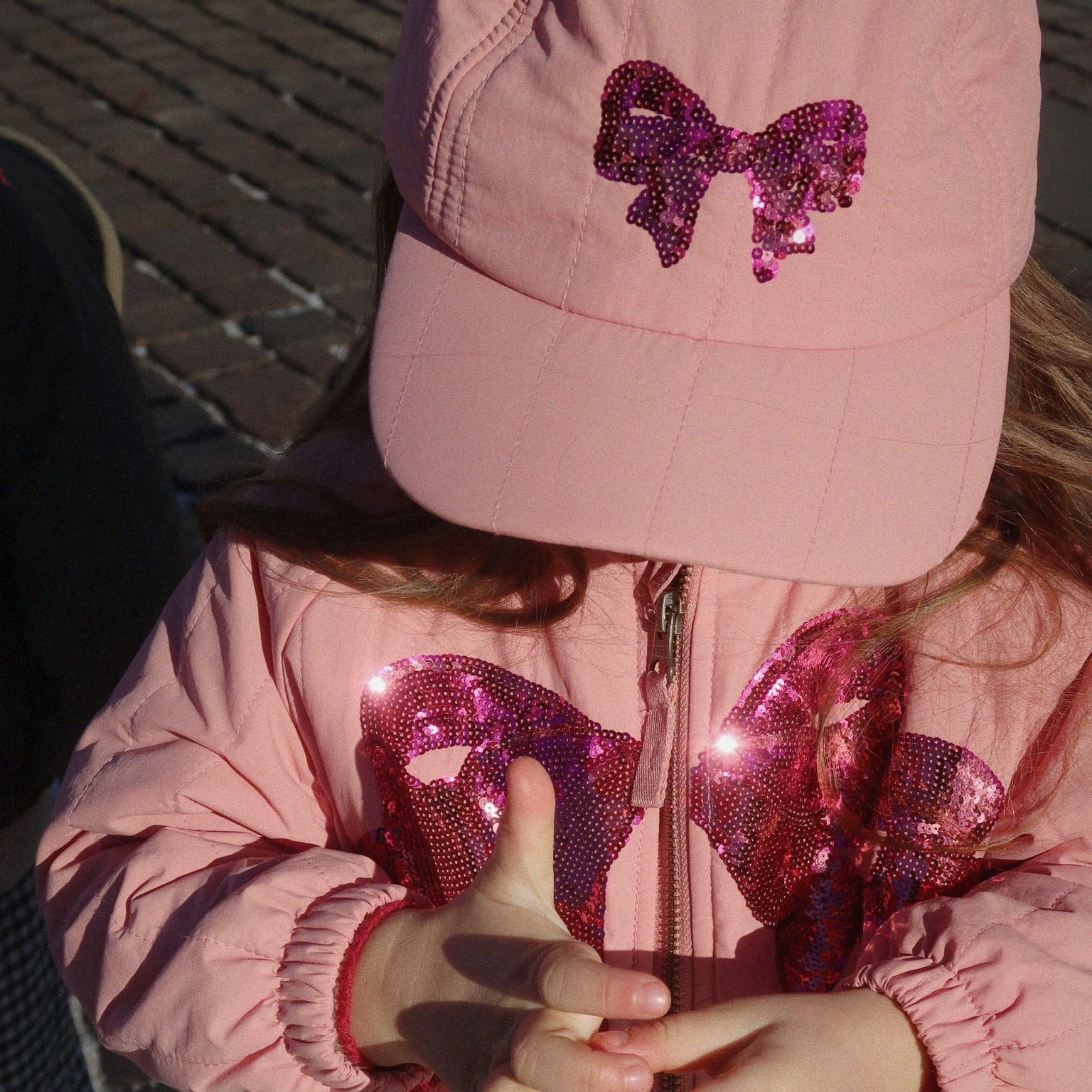 KONGES SLOJD JUNO SEQUIN CAP: ROSETTE