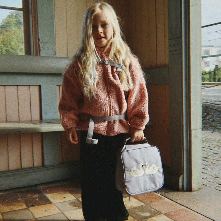 KONGES SLOJD CLOVER THERMO LUNCH BAG: SLEET