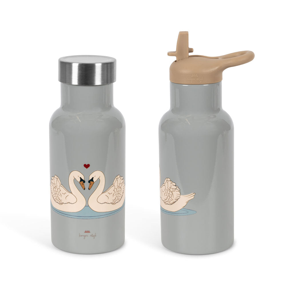 KONGES SLOJD THERMO BOTTLE: SWAN BLUE