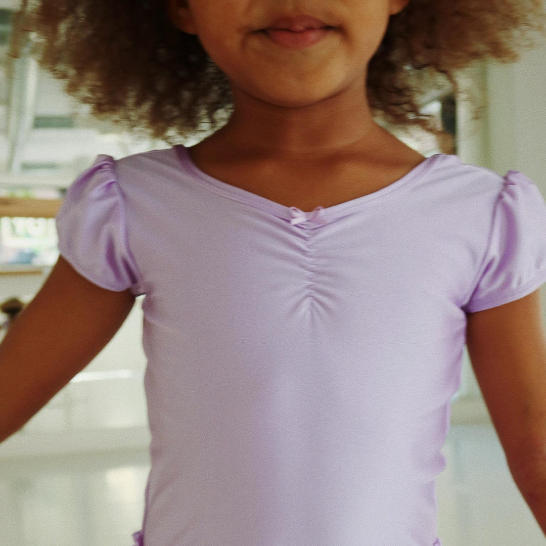 KONGES SLOJD MOUSSE TUTU LEOTARD: LAVENDER PURPLE