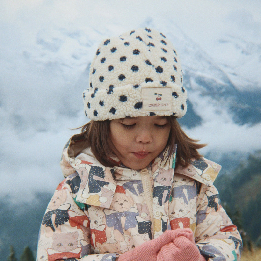 KONGES SLOJD JODY TEDDY HAT: DOT LUMIERE