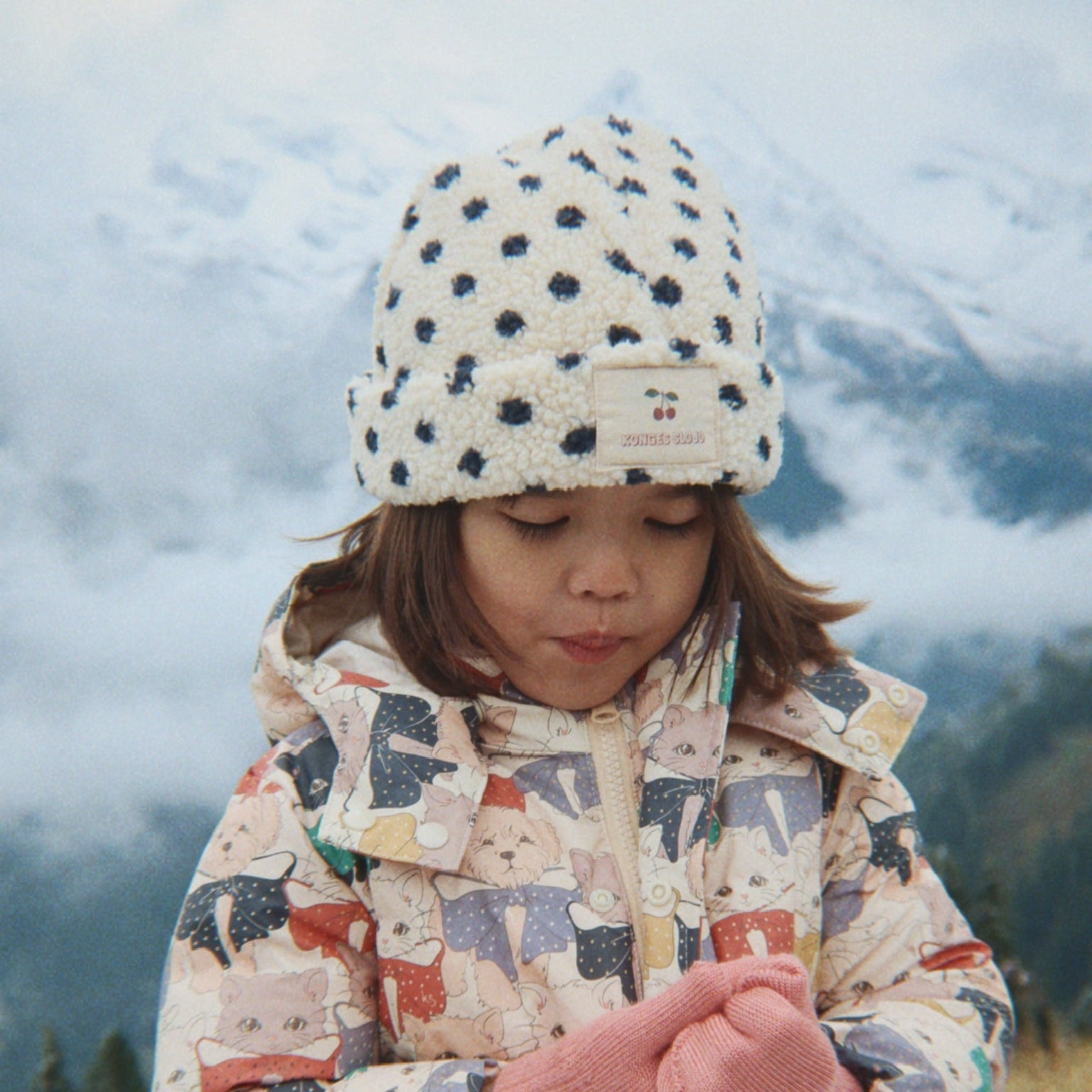 KONGES SLOJD JODY TEDDY HAT: DOT LUMIERE