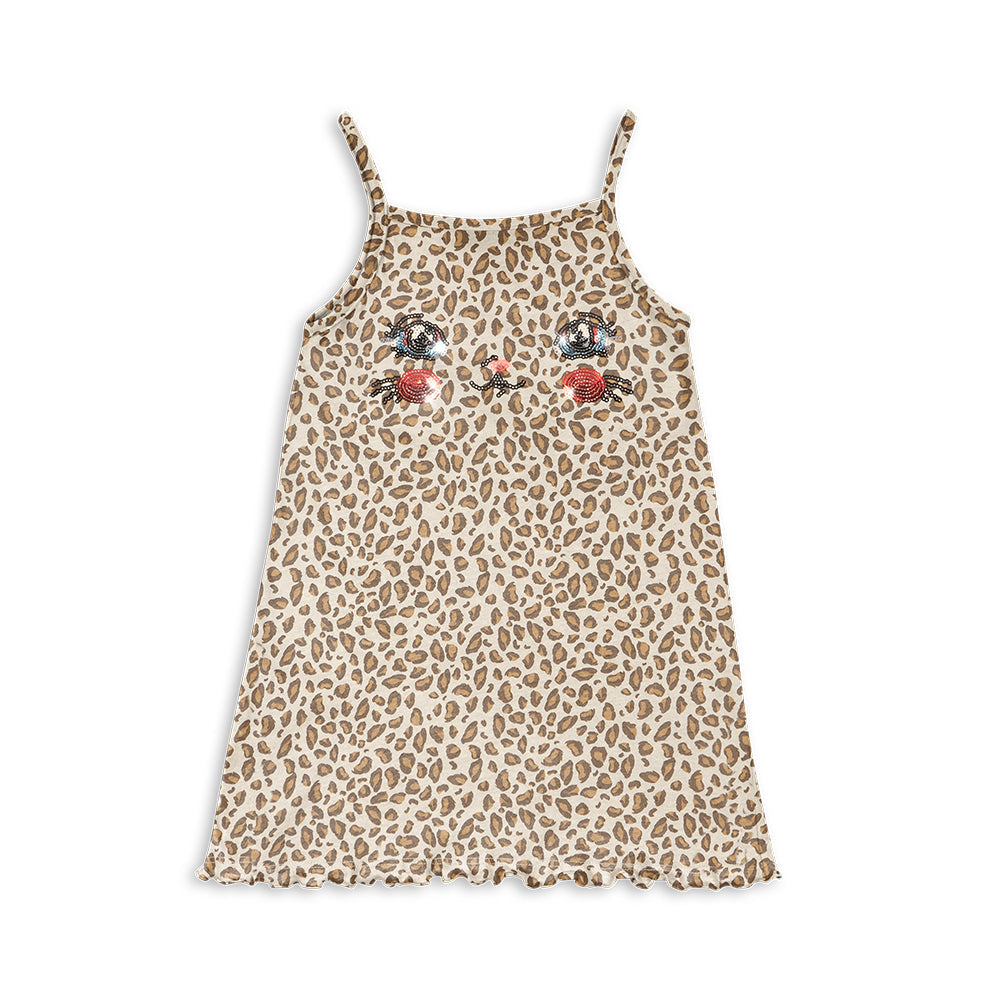 KONGES SLOJD FAMO STRAP DRESS: LEO