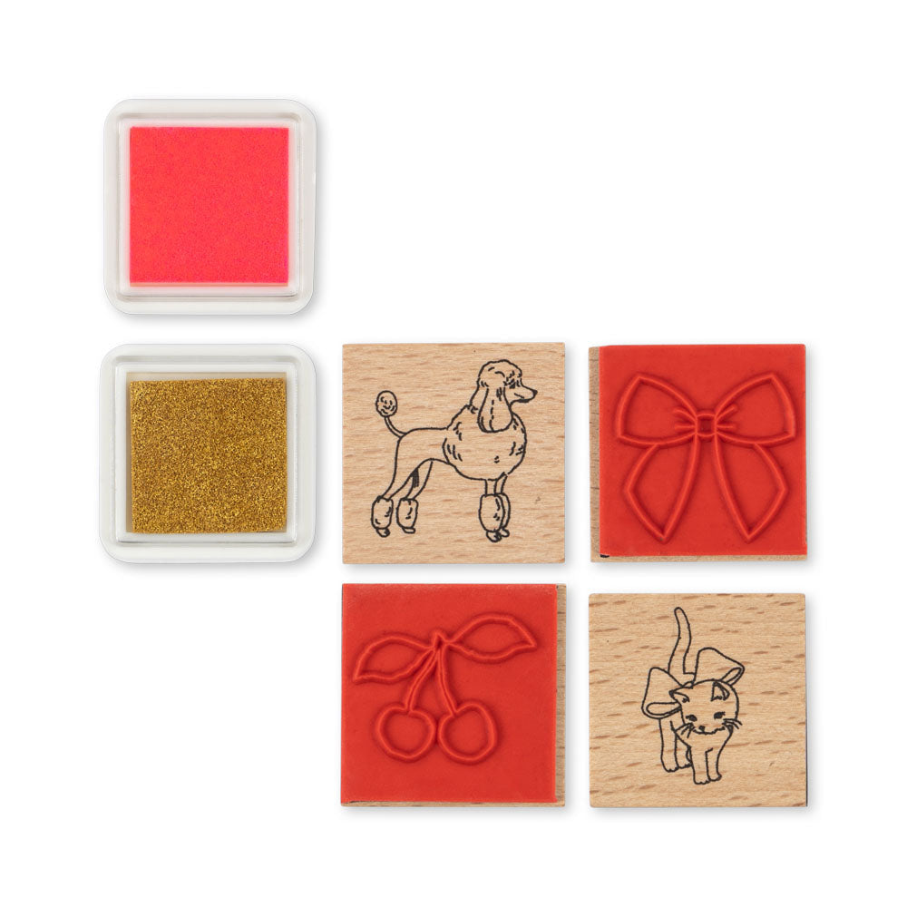KONGES SLOJD CREATIVE ART CADDY: GLITTER ROSE