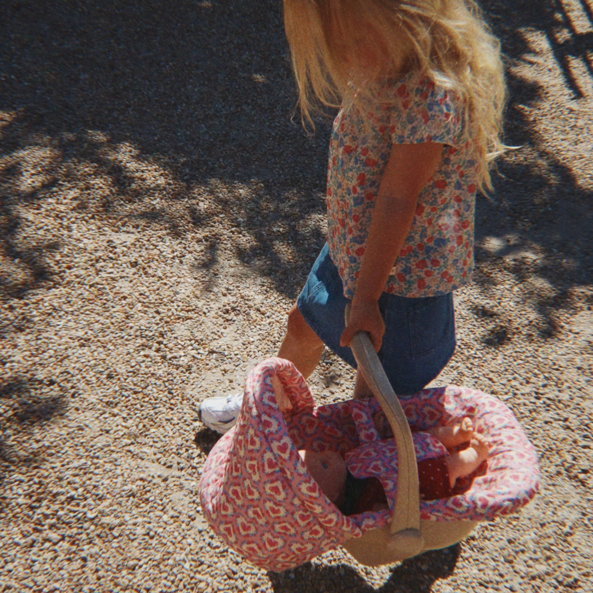 KONGES SLOJD DOLL CAR SEAT: FELICE ROSE
