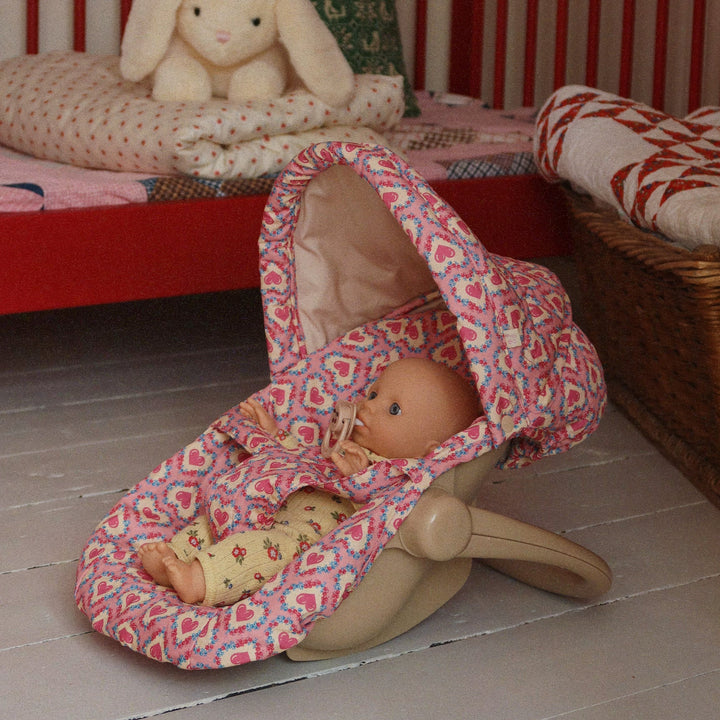 KONGES SLOJD DOLL CAR SEAT: FELICE ROSE