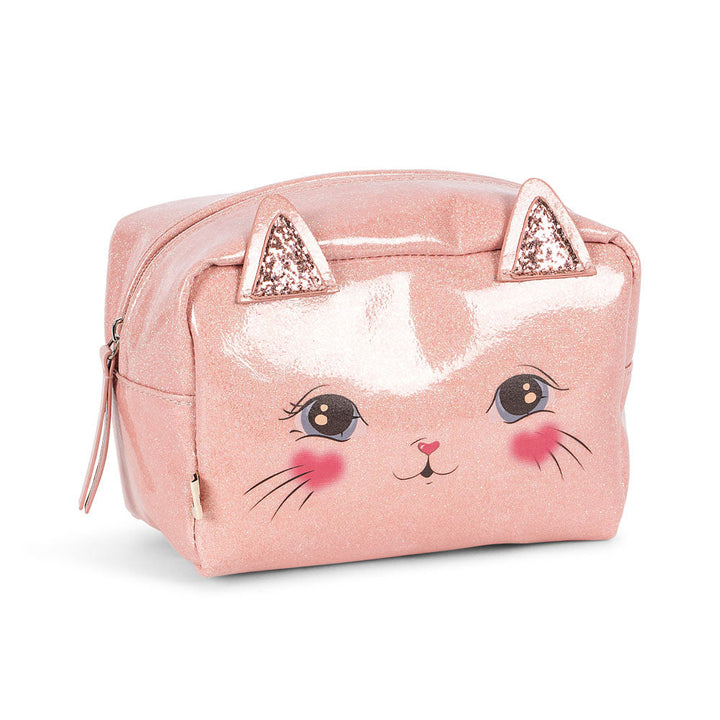 KONGES SLOJD CAT POUCH: CERISE GLITTER PINK
