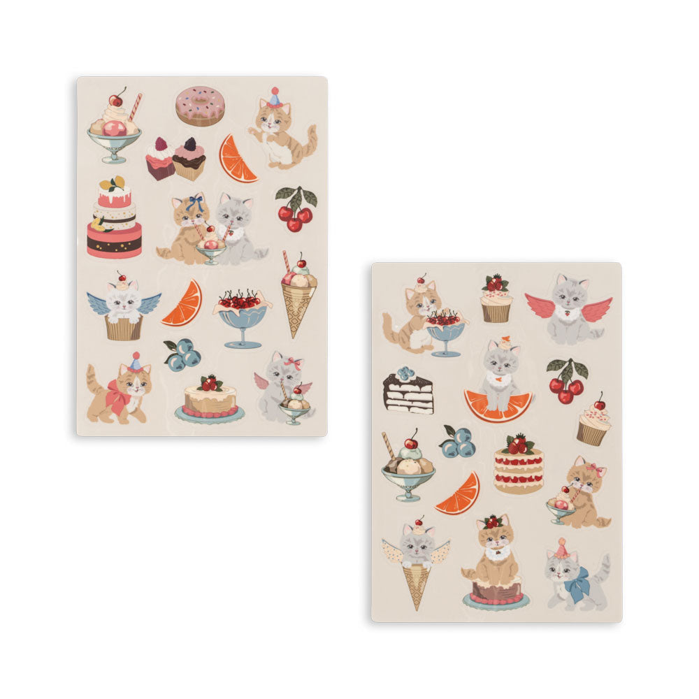 KONGES SLOJD FOREVER STICKERS: KITTY FRIENDS