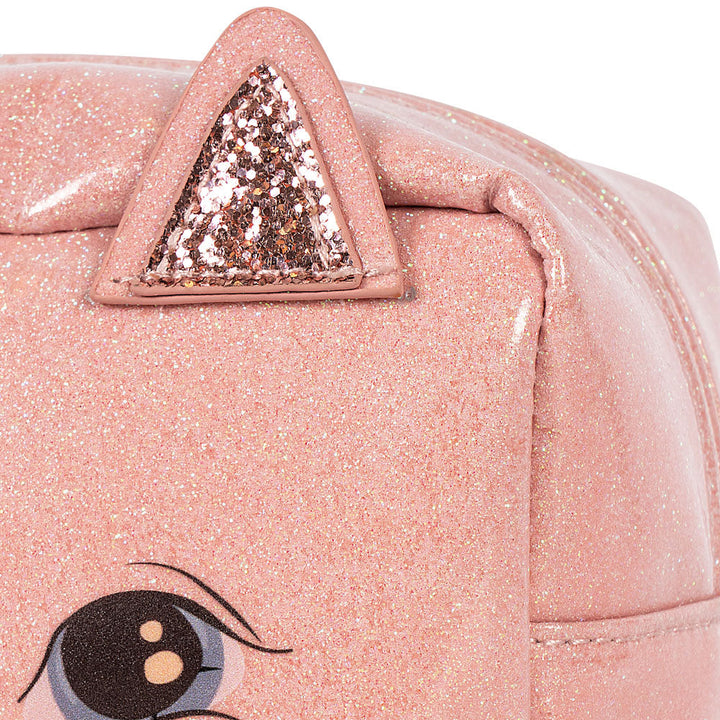 KONGES SLOJD CAT POUCH: CERISE GLITTER PINK