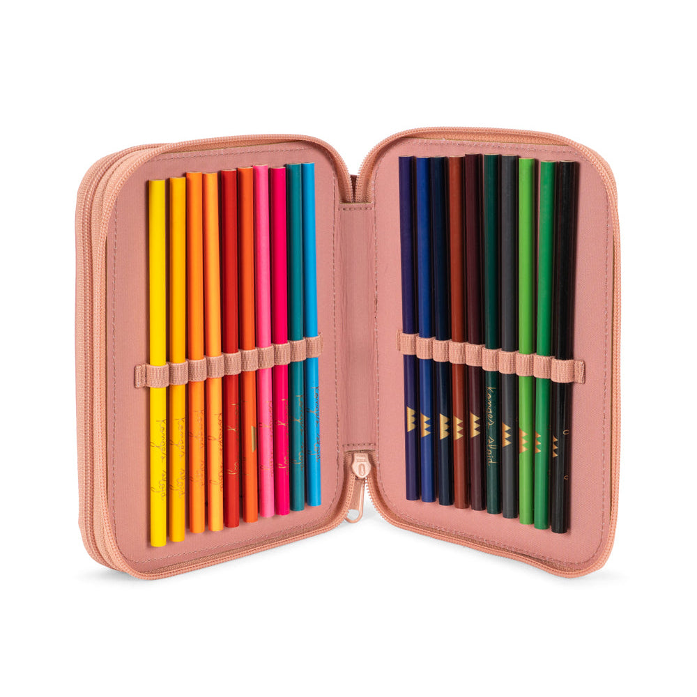 KONGES SLOJD CLOVER PENCIL CASE: ROSETTE