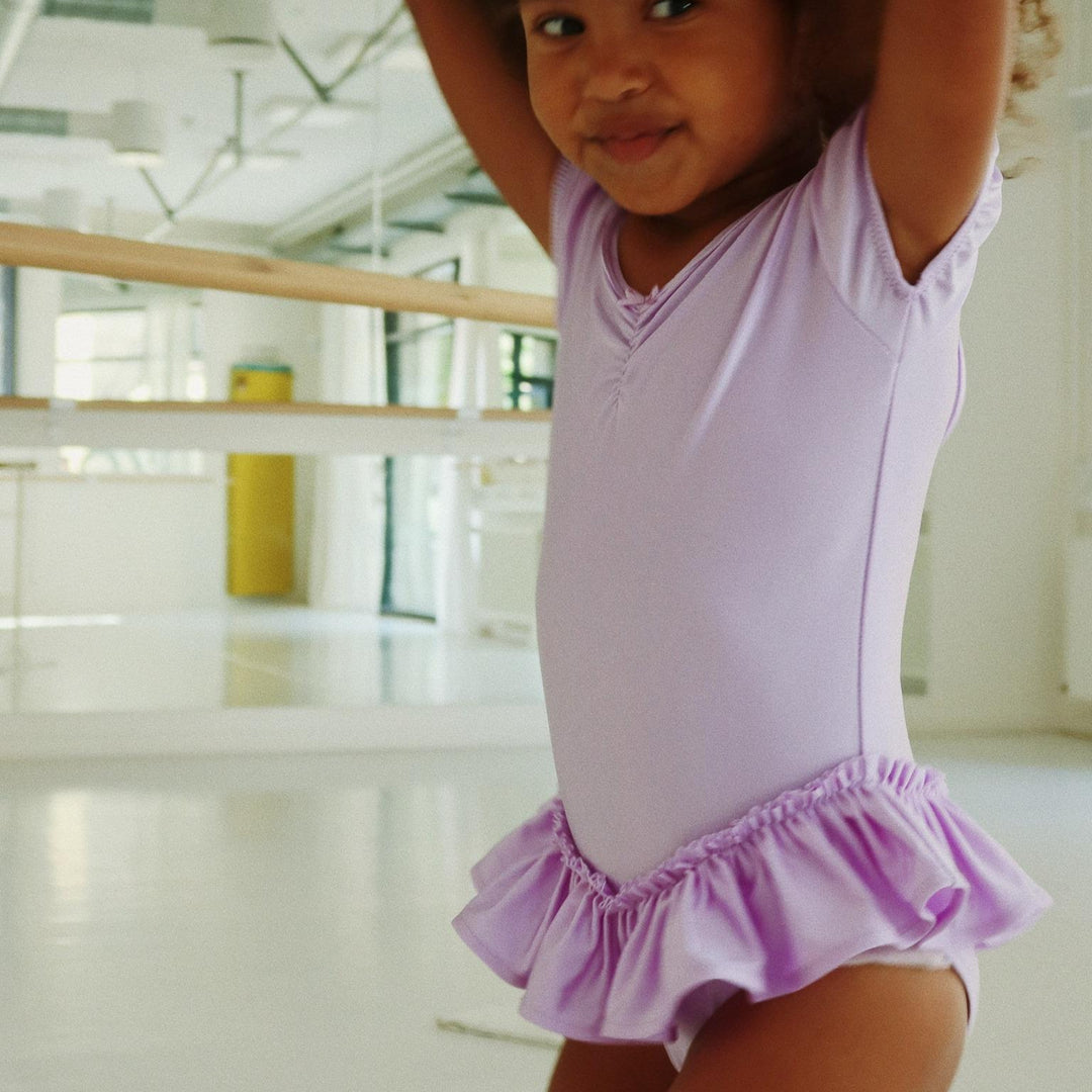 KONGES SLOJD MOUSSE TUTU LEOTARD: LAVENDER PURPLE