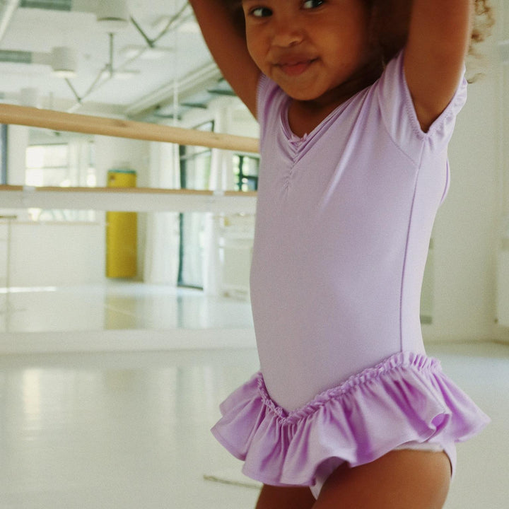 KONGES SLOJD MOUSSE TUTU LEOTARD: LAVENDER PURPLE