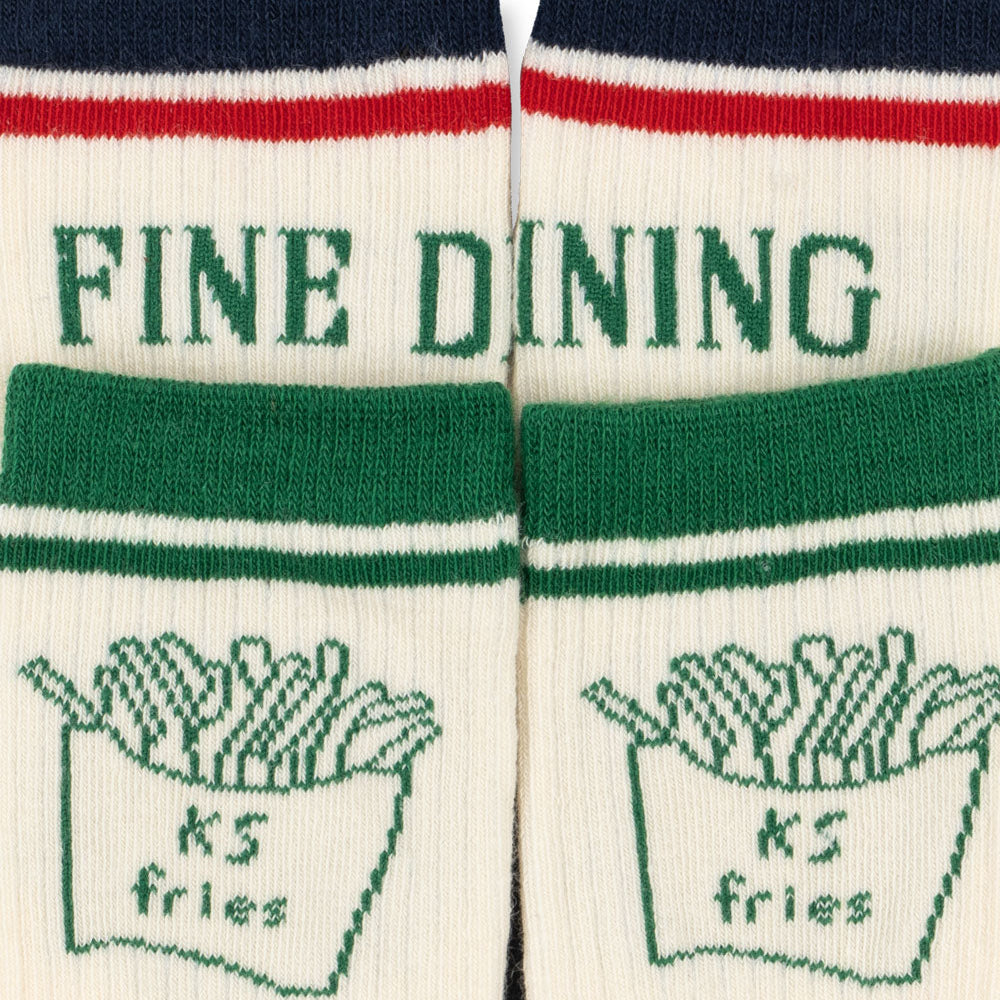 KONGES SLOJD FRIES RIB SOCKS 2PC