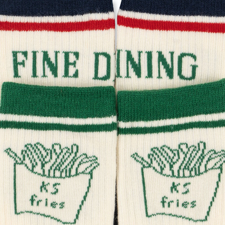 KONGES SLOJD FRIES RIB SOCKS 2PC