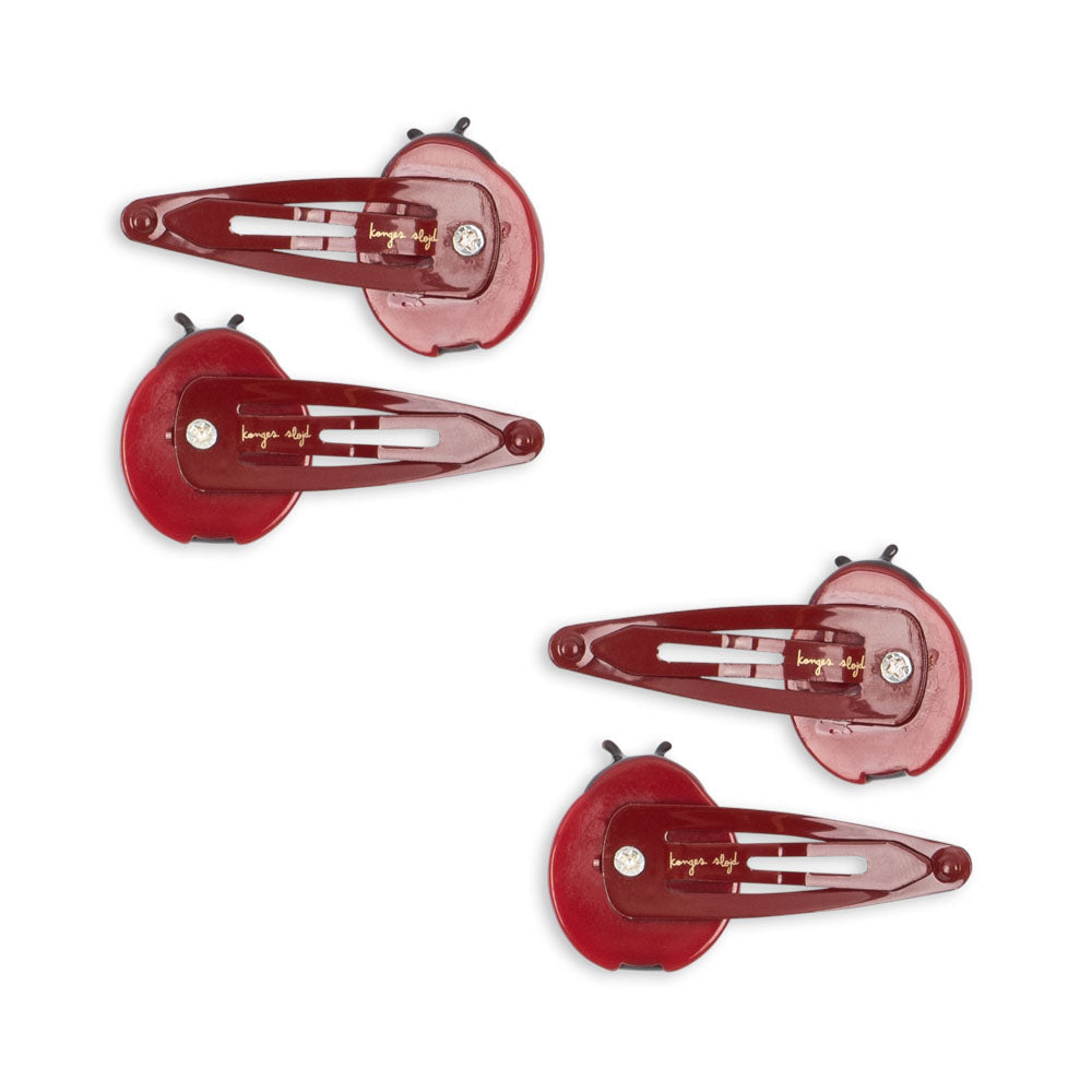 KONGES SLOJD LADYBUG HAIR CLIPS 4PC