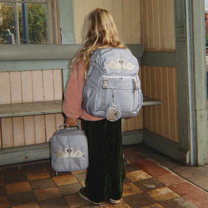 KONGES SLOJD CLOVER BACKPACK: SLEET
