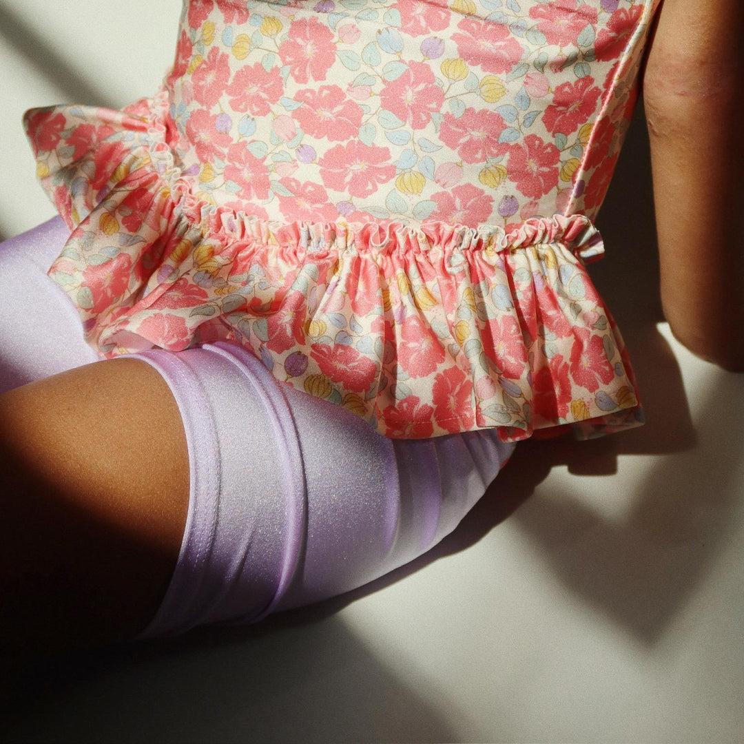KONGES SLOJD MOUSSE SHORT LEGGING: LAVENDER PURPLE