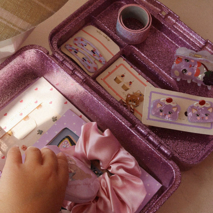KONGES SLOJD GLAM ME UP SUITCASE: AMOUR PINK