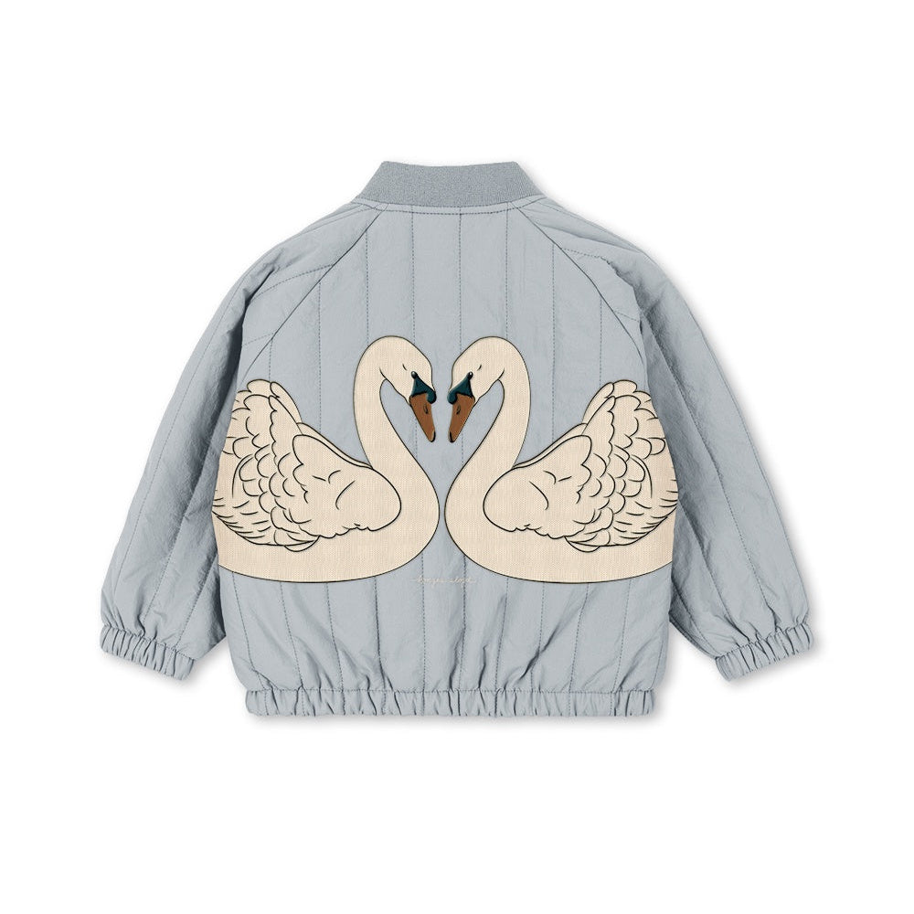 KONGES SLOJD JUNO BOMBER JACKET: SLEET