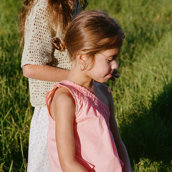 ILLOURA THE LABEL KIRRA TOP: FLAMINGO