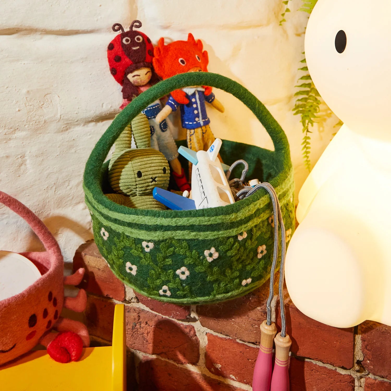 SAGE & CLARE SERAFINA FELT BASKET