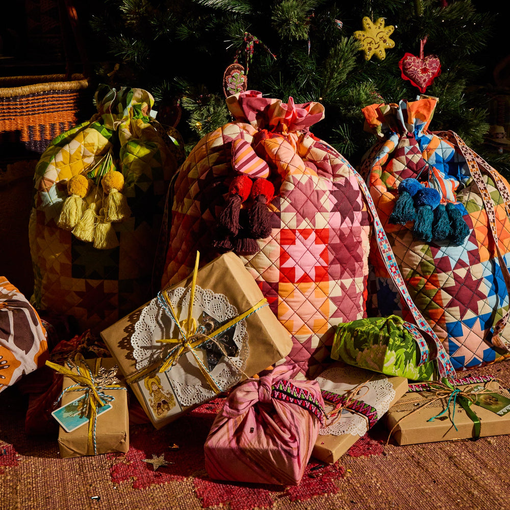 SAGE & CLARE MATILDA SANTA SACK, POPPY