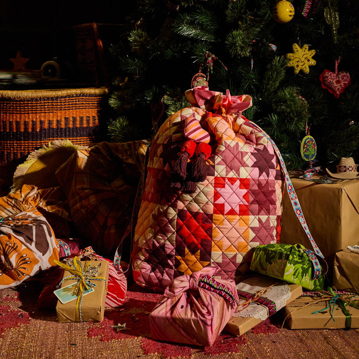 SAGE &amp; CLARE MATILDA SANTA SACK, POPPY
