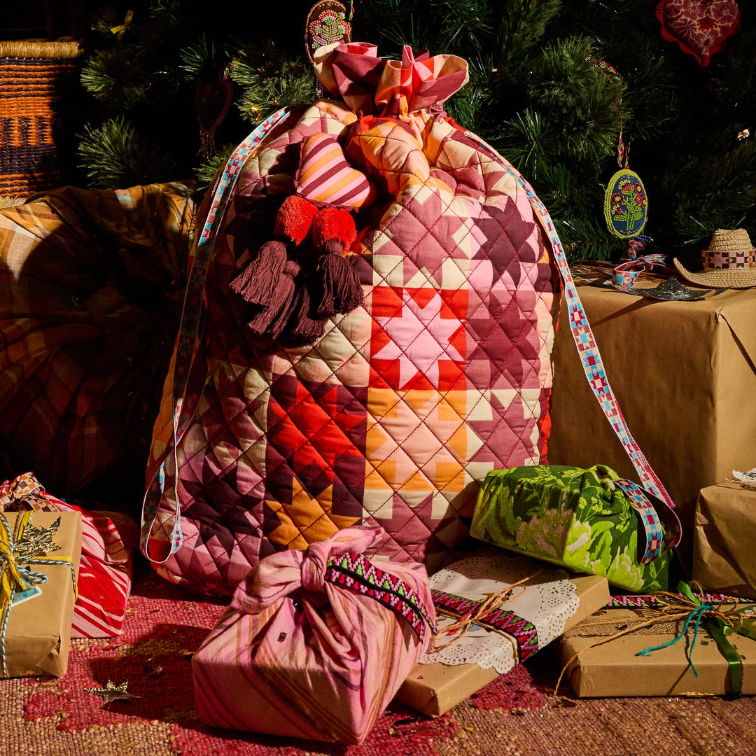 SAGE &amp; CLARE MATILDA SANTA SACK, POPPY