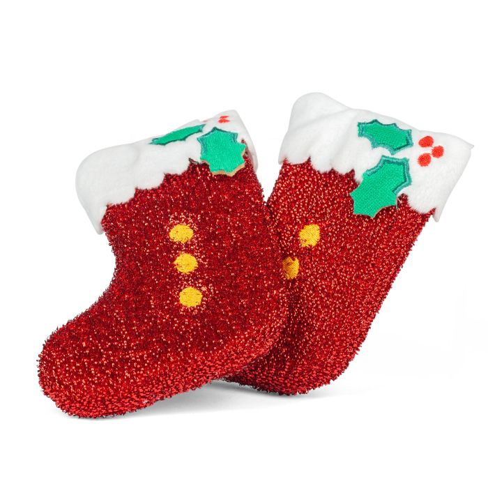 SCRUB SPONGE SET OF 2: CHRISTMAS STOCKING