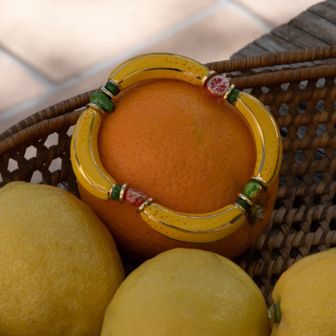 NACH YELLOW BANANAS CHUNKY BRACELET