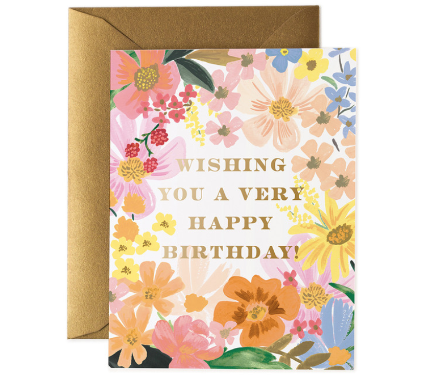 RIFLE MARGUERITE BIRTHDAY CARD