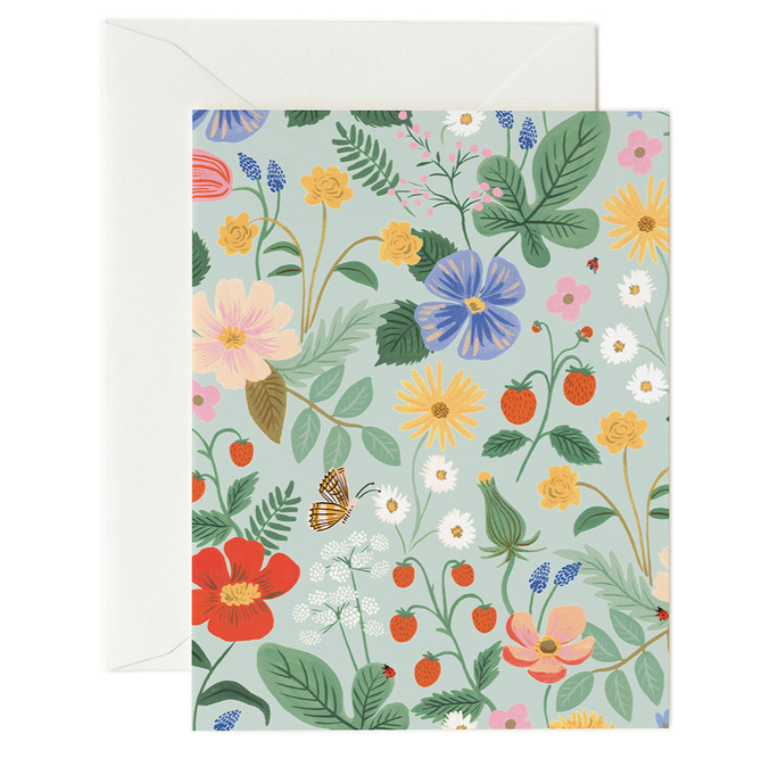 RIFLE STRAWBERRY FIELDS CARD: MINT