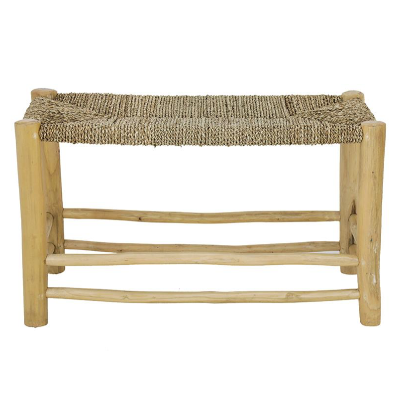 BISQUE SEAGRASS LOW BENCH: NATURAL