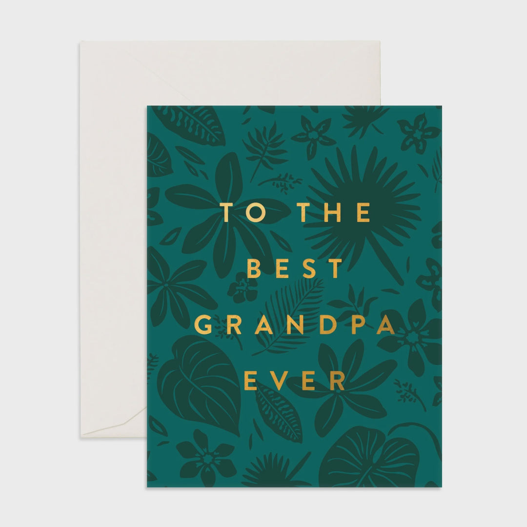 FOX &amp; FALLOW BEST GRANDPA EVER CARD
