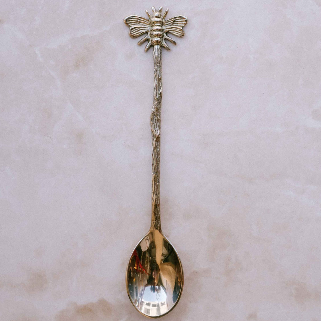 THE WHOLESOME STORE DESSERT SPOON: BUTTERFLY